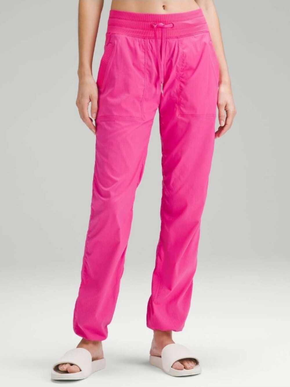 lululemon athletica Hot Pink Drawstring Track Pants